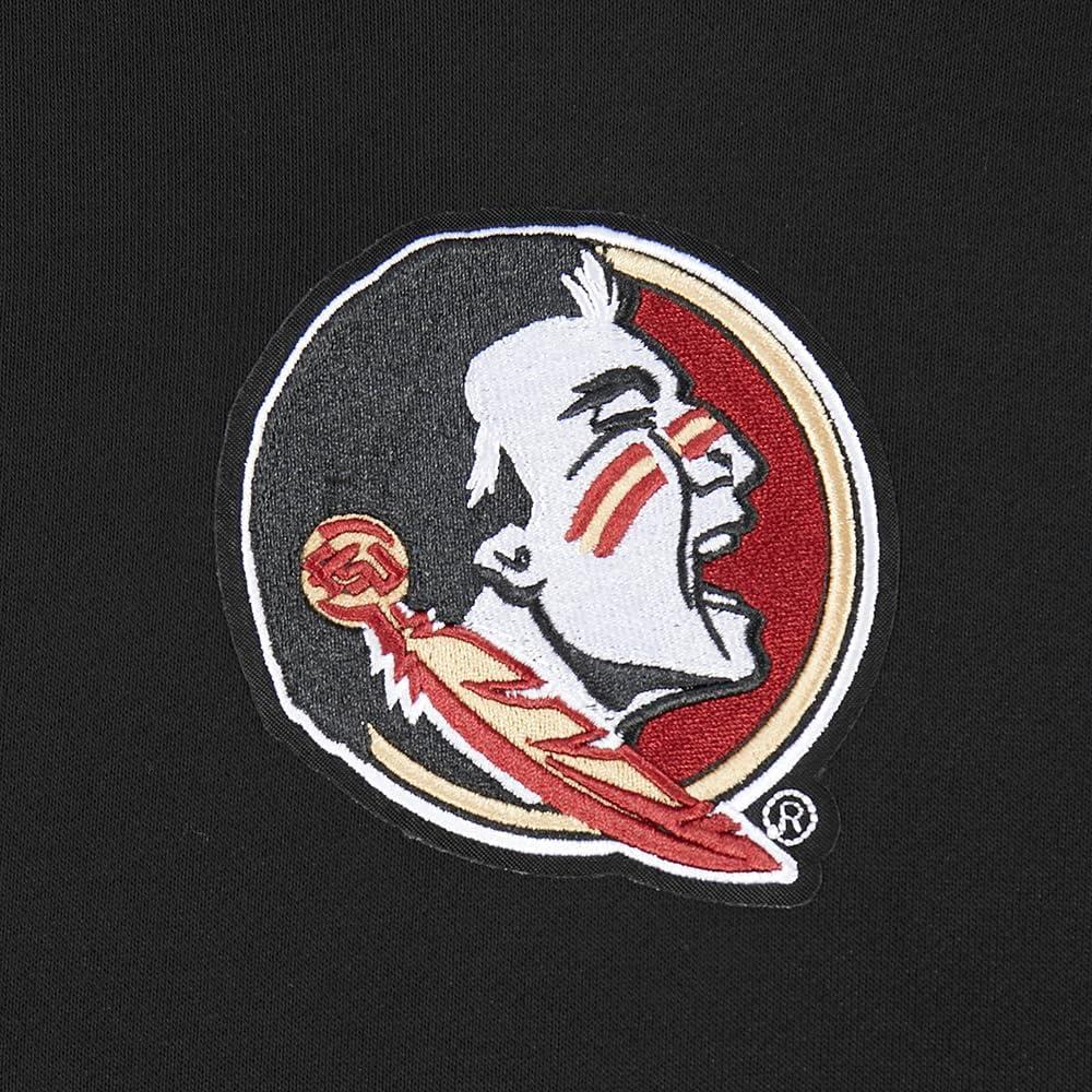 imagePRO STANDARD Womens College Wingspan Brushed Back French Terry Cropped Pullover HoodieBlack