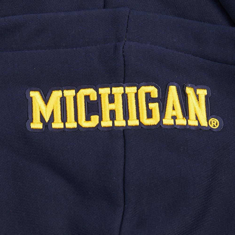 imagePRO STANDARD Womens College Wingspan Brushed Back French Terry Cropped Pullover HoodieMidnight Navy