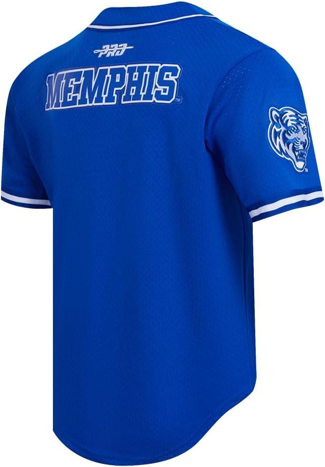 imagePro Standard Mens College Mesh Button Down TopTeam Color