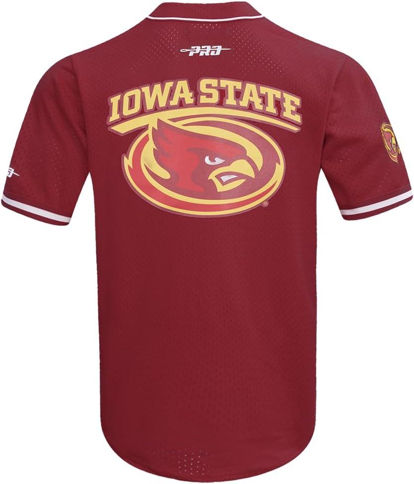 imagePro Standard Mens College Mesh Button Down TopTeam Color