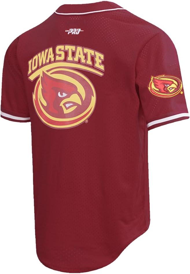 imagePro Standard Mens College Mesh Button Down TopTeam Color