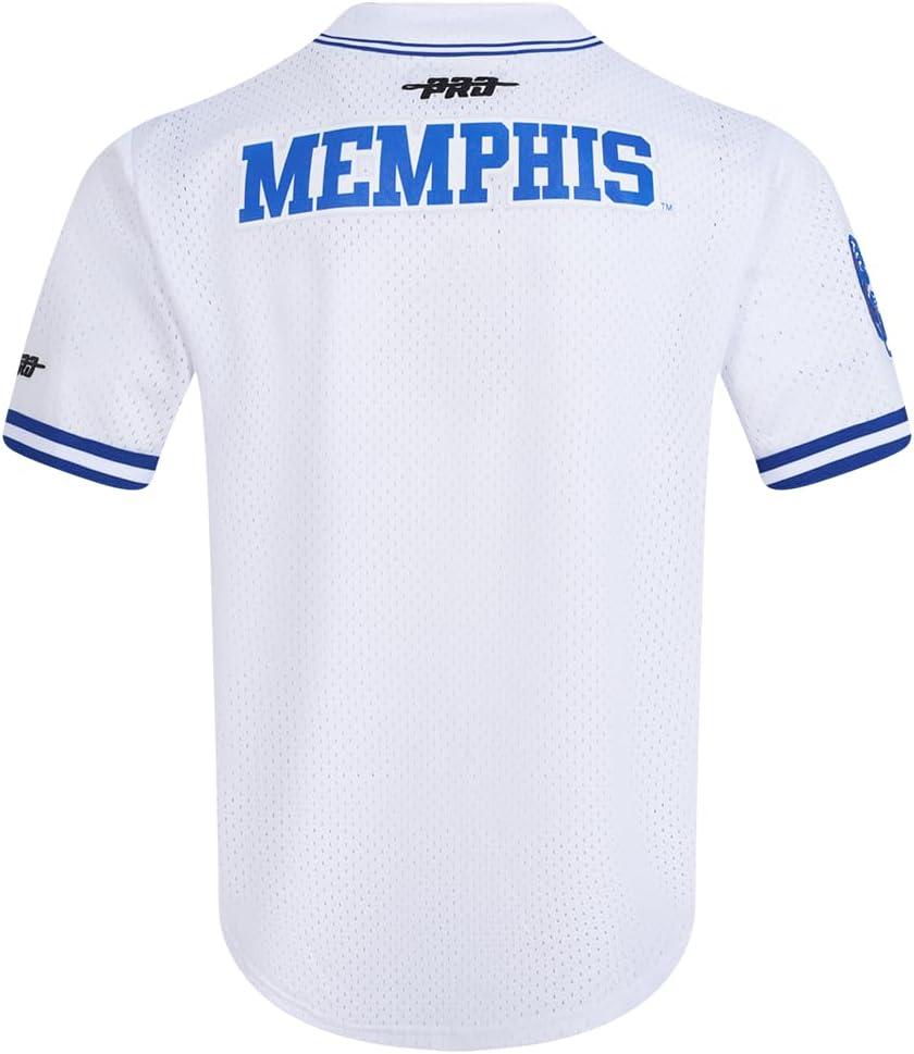 imagePro Standard Mens College Mesh Button Down TopWhite