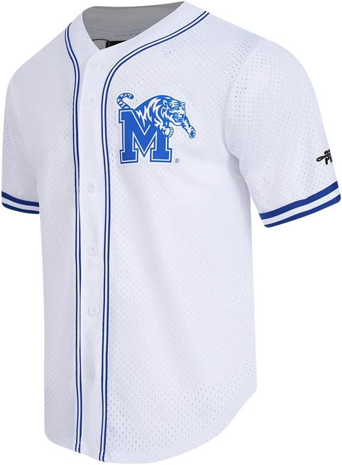 imagePro Standard Mens College Mesh Button Down TopWhite