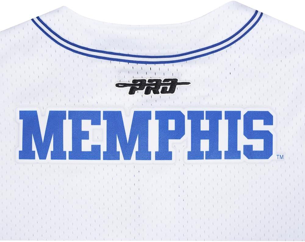 imagePro Standard Mens College Mesh Button Down TopWhite