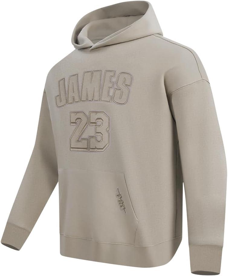 imagePro Standard Mens NBA Los Angeles Lakers Neutrals Player Fleece Pull Over HoodieTaupe