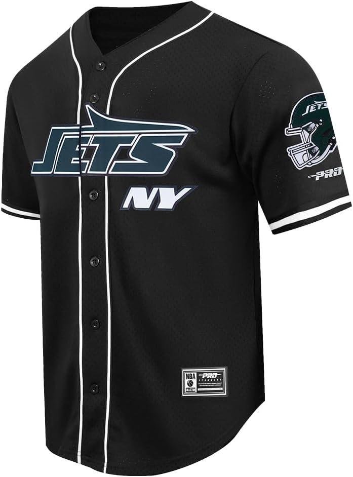 imagePro Standard Mens NFL Mesh Button Down TopBlack