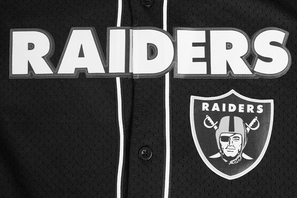 imagePro Standard Mens NFL Mesh Button Down TopBlack