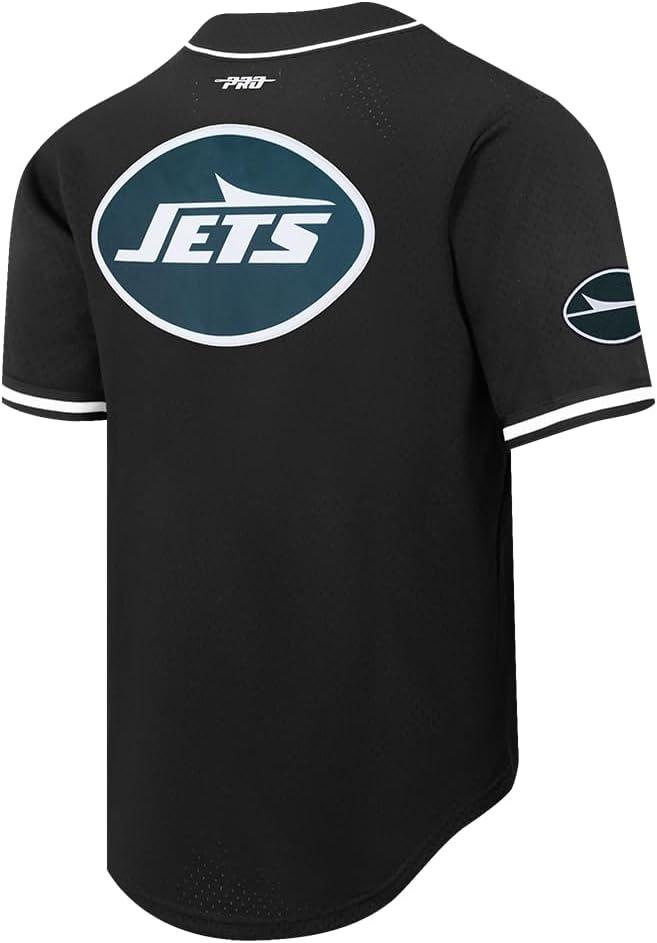 imagePro Standard Mens NFL Mesh Button Down TopBlack