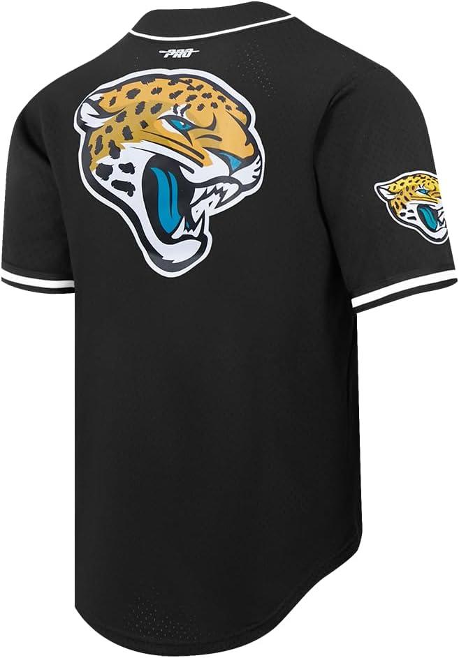 imagePro Standard Mens NFL Mesh Button Down TopBlack