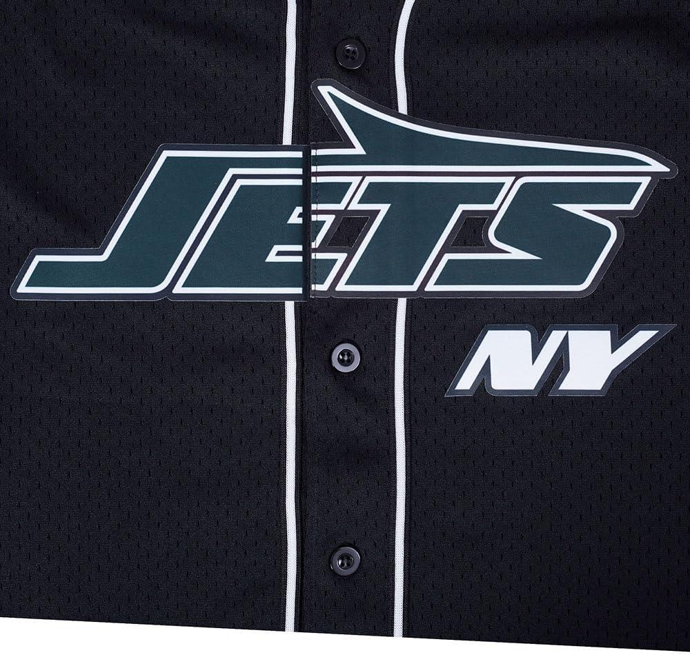 imagePro Standard Mens NFL Mesh Button Down TopBlack