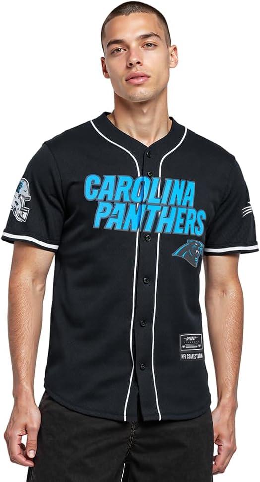 imagePro Standard Mens NFL Mesh Button Down TopBlack