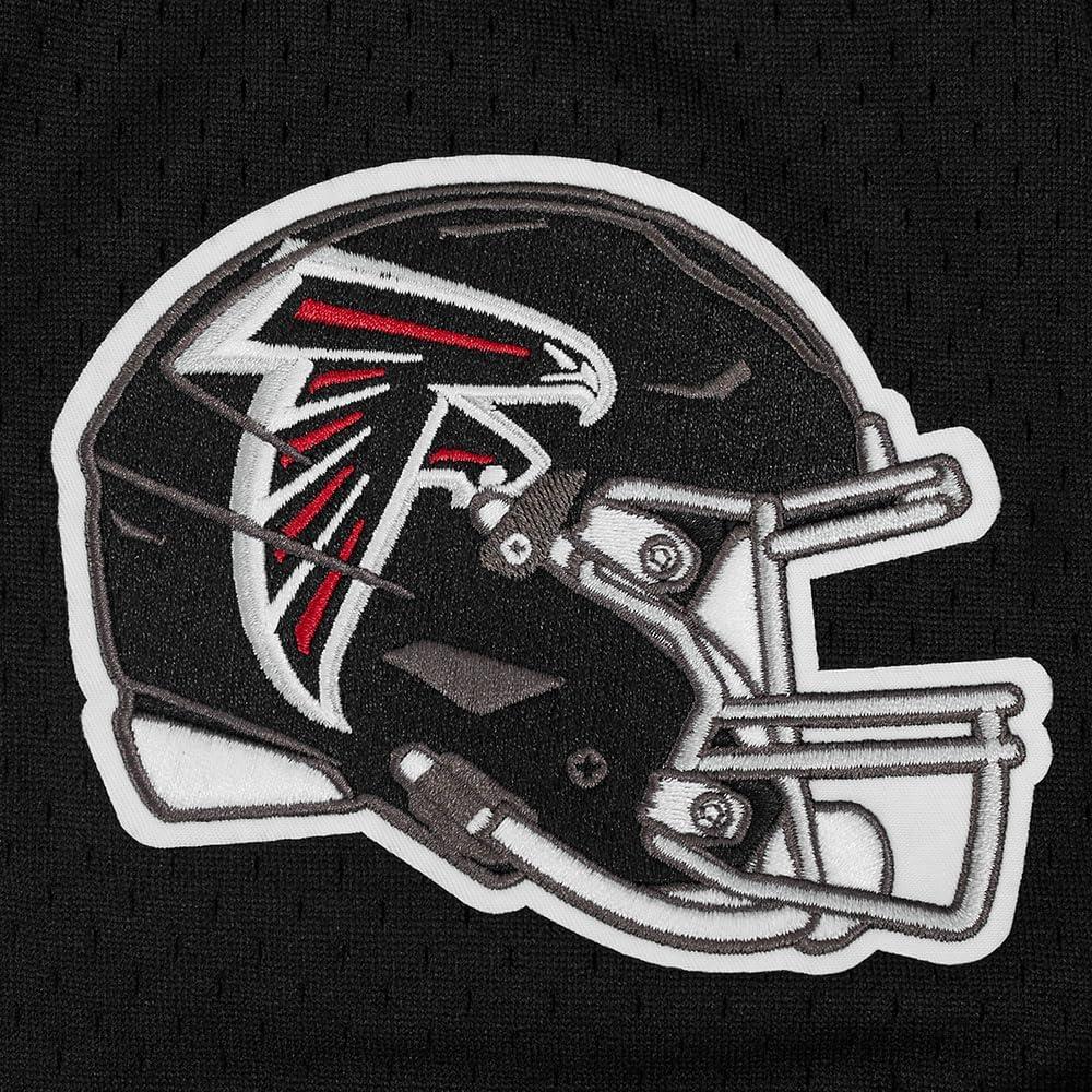 imagePro Standard Mens NFL Mesh Button Down TopBlackRed