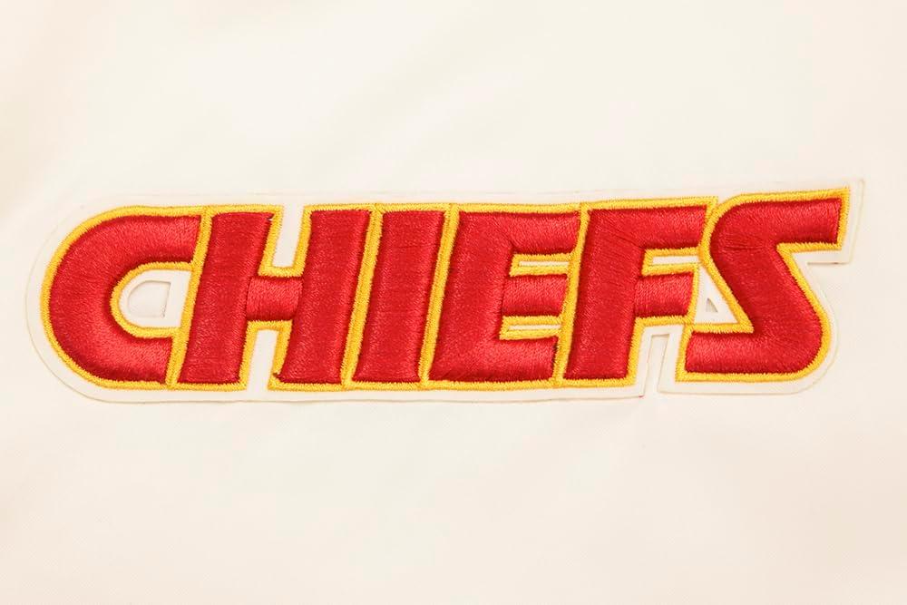 imagePro Standard Mens NFL Retro Classics Satin JacketOffwhite