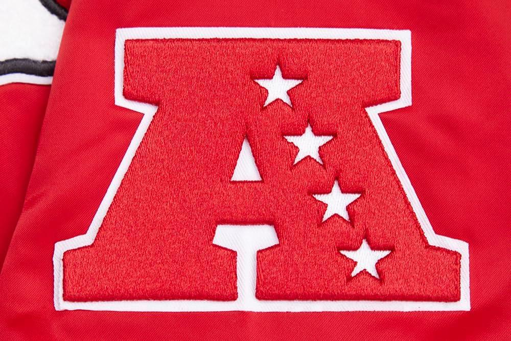 imagePro Standard Mens NFL Retro Classics Satin JacketRed