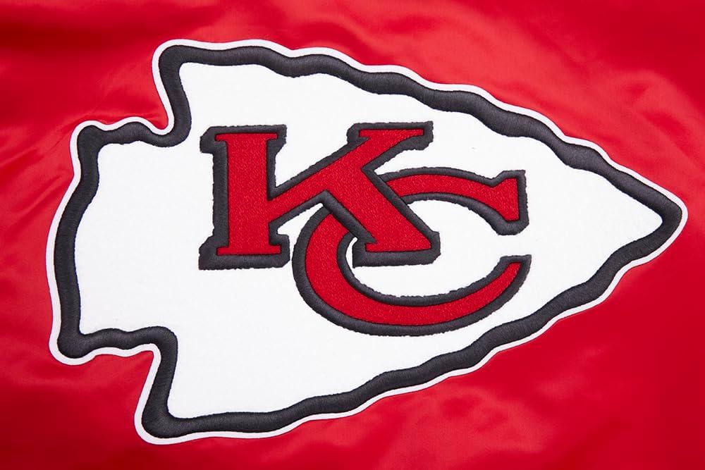 imagePro Standard Mens NFL Retro Classics Satin JacketRed