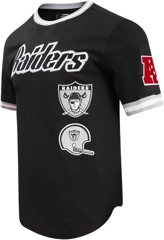 imagePro Standard Mens NFL Retro Classics Short Sleeve TeeBlackGray