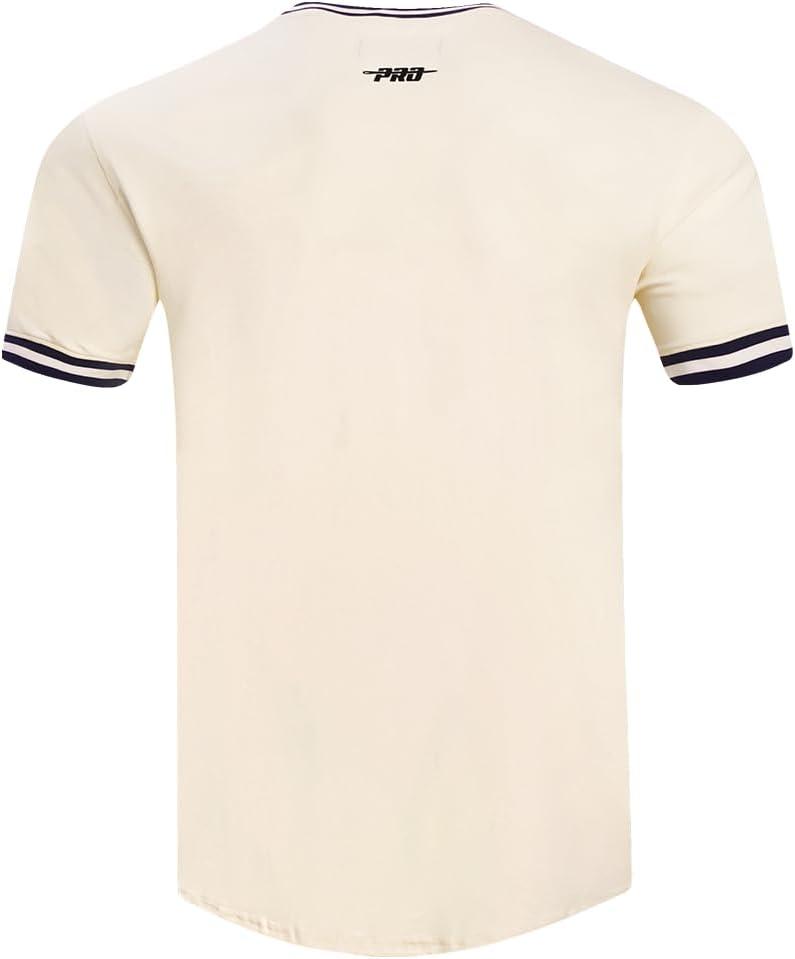 imagePro Standard Mens NFL Retro Classics Short Sleeve TeeEggshell Midnight Navy