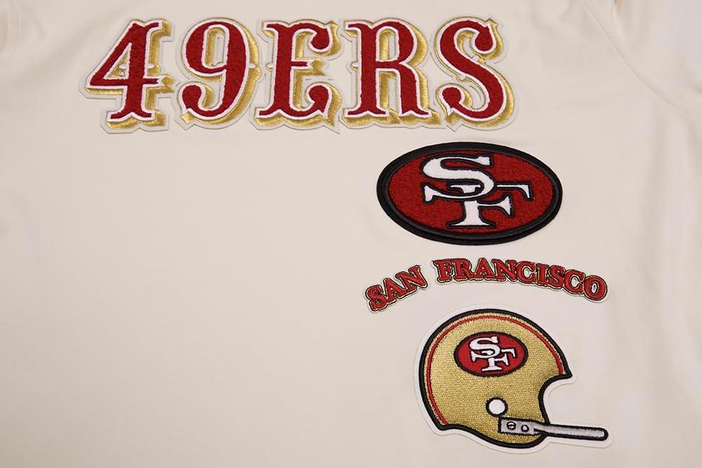 imagePro Standard Mens NFL Retro Classics Short Sleeve TeeEggshell Red