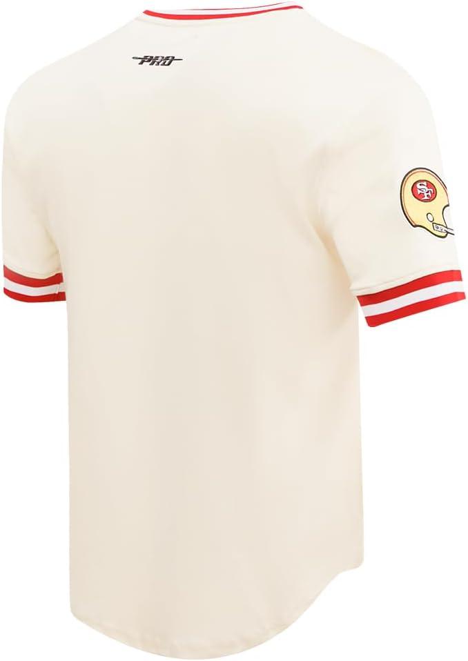 imagePro Standard Mens NFL Retro Classics Short Sleeve TeeEggshell Red