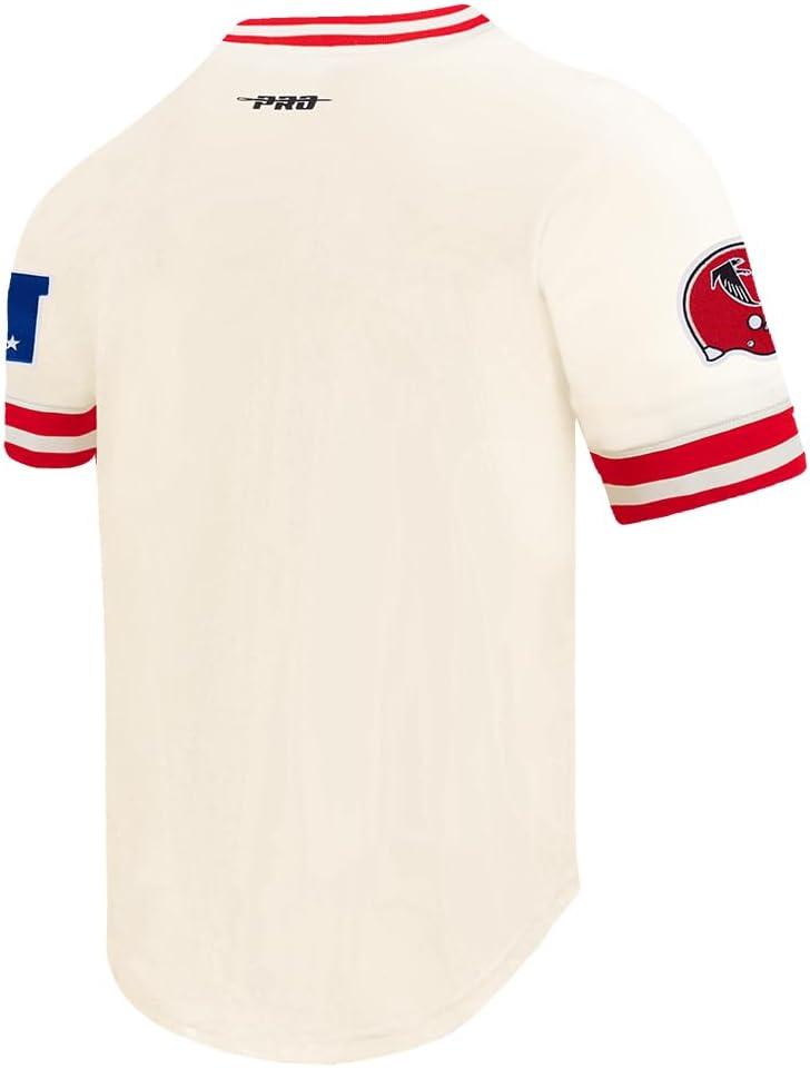 imagePro Standard Mens NFL Retro Classics Short Sleeve TeeEggshell Red