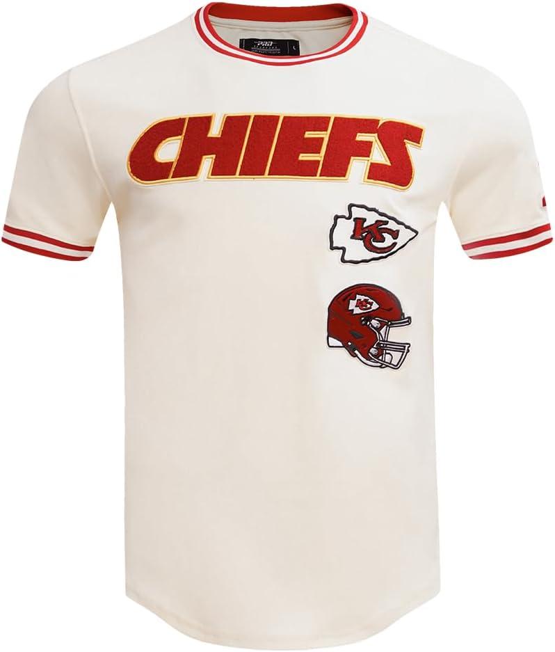 imagePro Standard Mens NFL Retro Classics Short Sleeve TeeEggshell Red