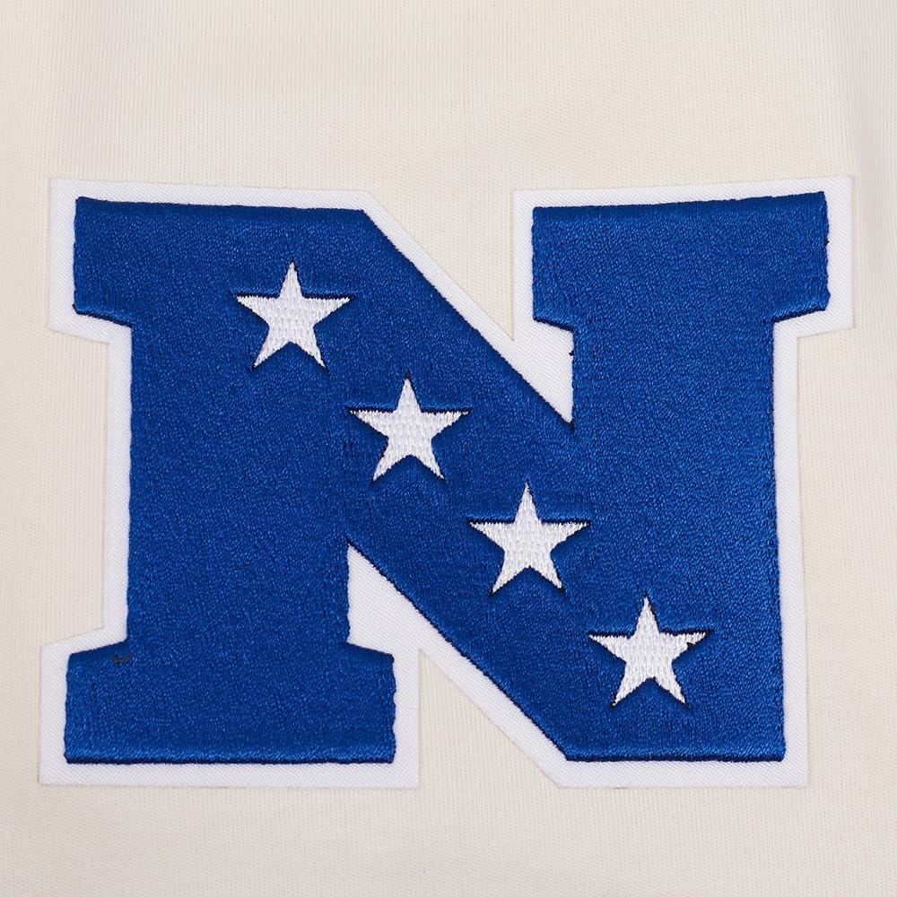 imagePro Standard Mens NFL Retro Classics Short Sleeve TeeEggshellRoyal Blue