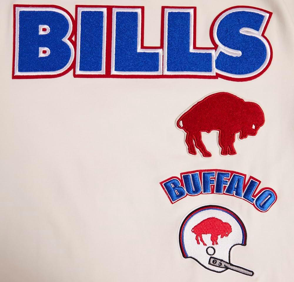 imagePro Standard Mens NFL Retro Classics Short Sleeve TeeEggshellRoyal Blue