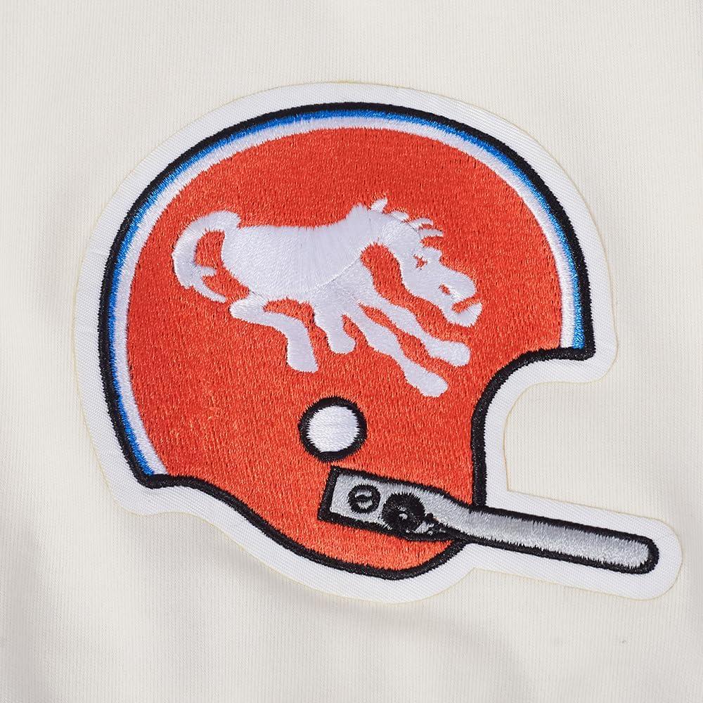 imagePro Standard Mens NFL Retro Classics Short Sleeve TeeEggshellRoyal Blue