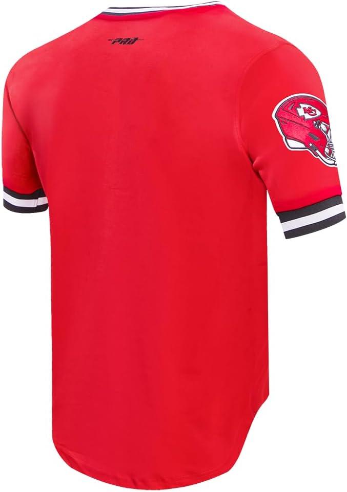 imagePro Standard Mens NFL Retro Classics Short Sleeve TeeRedBlack