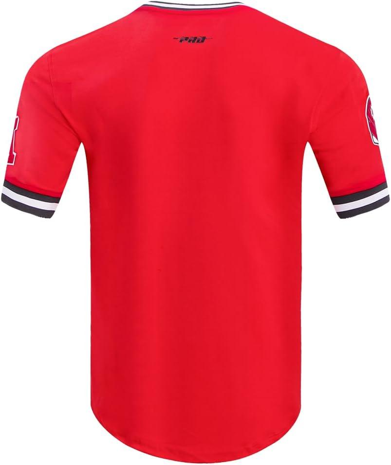 imagePro Standard Mens NFL Retro Classics Short Sleeve TeeRedBlack