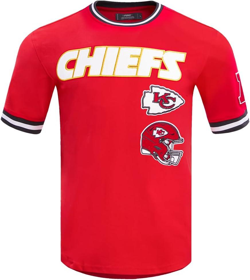 imagePro Standard Mens NFL Retro Classics Short Sleeve TeeRedBlack