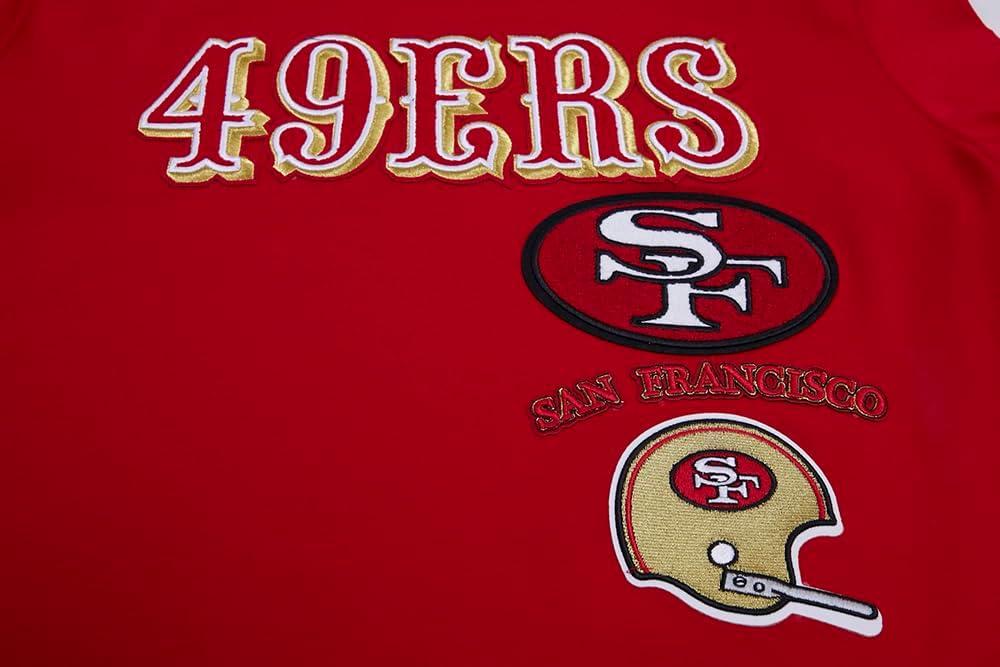 imagePro Standard Mens NFL Retro Classics Short Sleeve TeeRedBlack