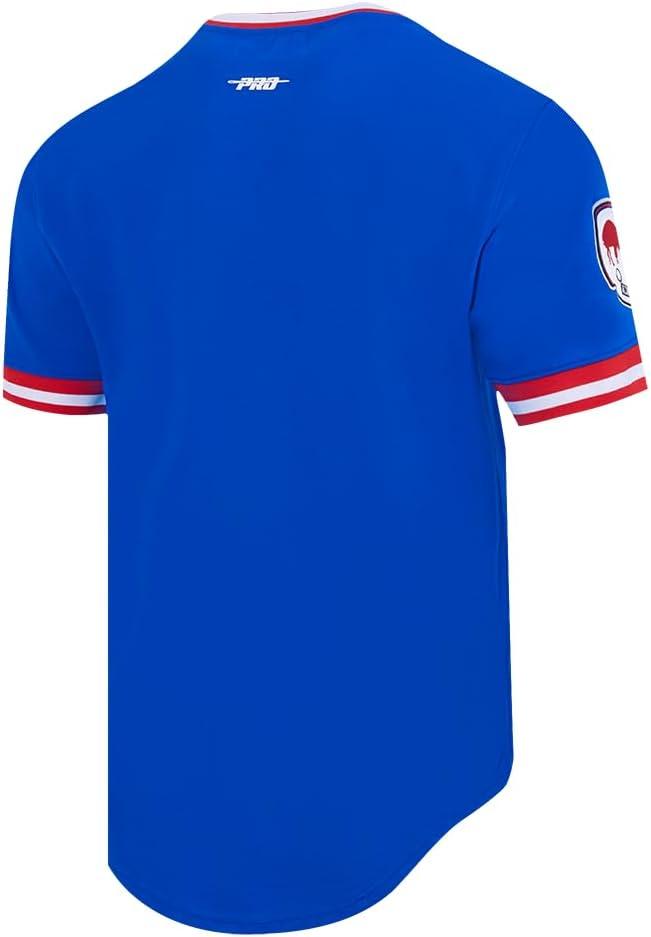 imagePro Standard Mens NFL Retro Classics Short Sleeve TeeRoyal BlueRed