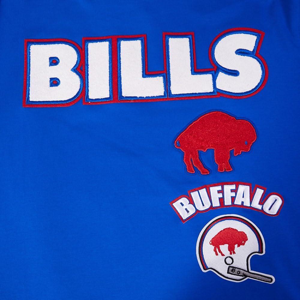 imagePro Standard Mens NFL Retro Classics Short Sleeve TeeRoyal BlueRed