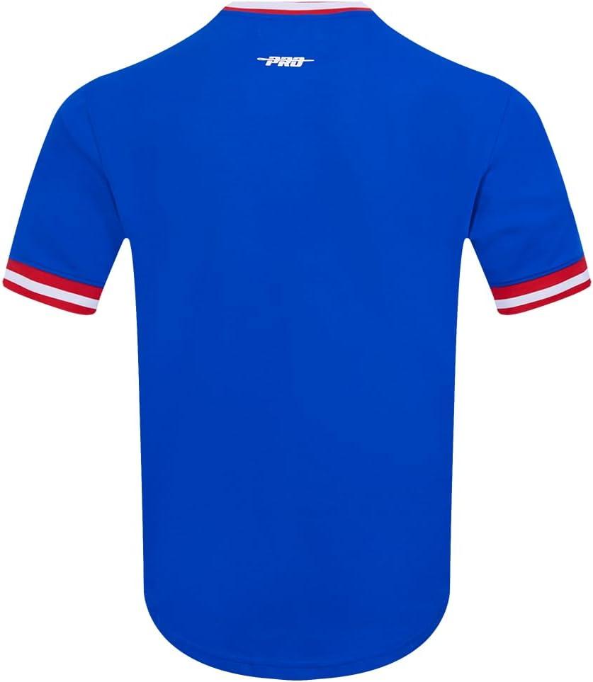 imagePro Standard Mens NFL Retro Classics Short Sleeve TeeRoyal BlueRed