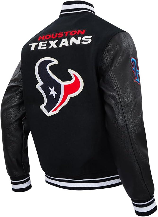 imagePro Standard Mens NFL Retro Classics Varsity JacketBlack