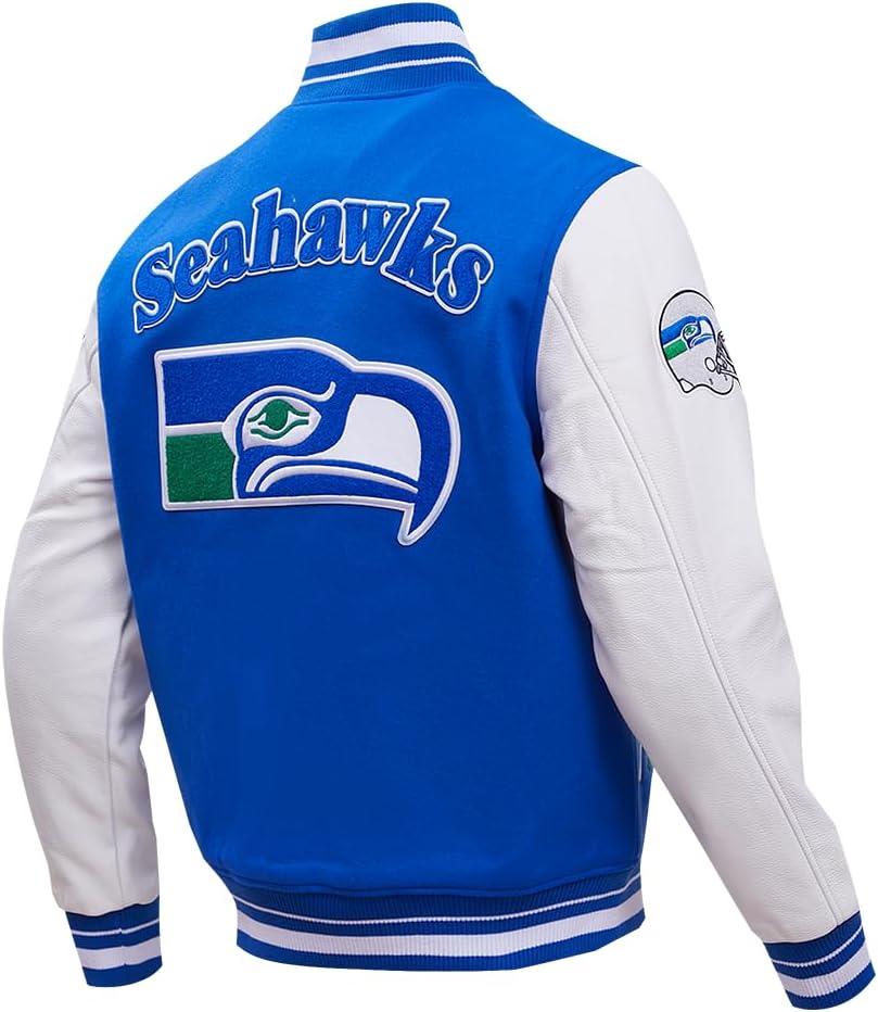 imagePro Standard Mens NFL Retro Classics Varsity JacketBlue