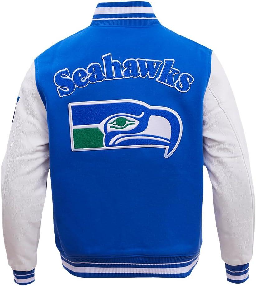 imagePro Standard Mens NFL Retro Classics Varsity JacketBlue