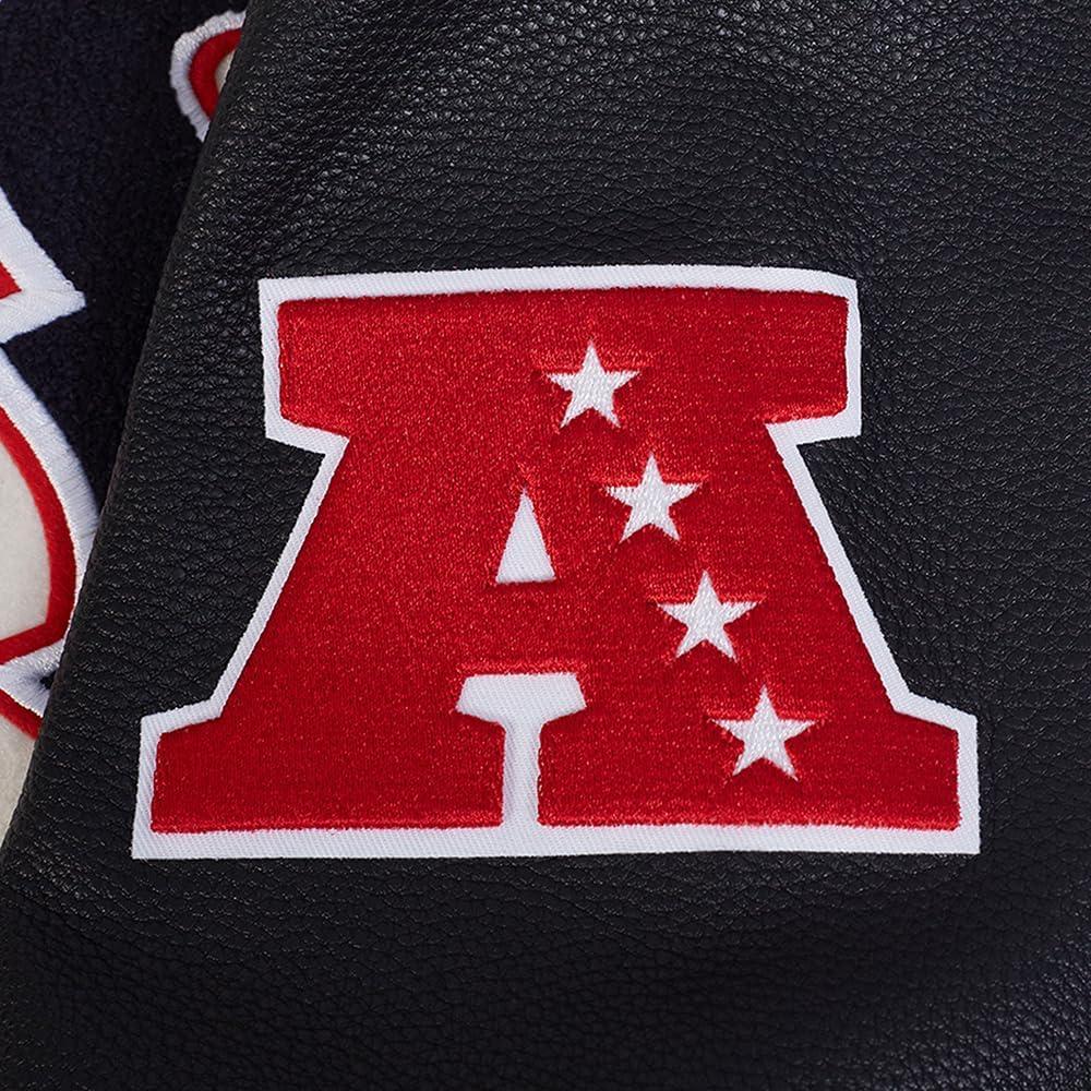 imagePro Standard Mens NFL Retro Classics Varsity JacketOffwhite