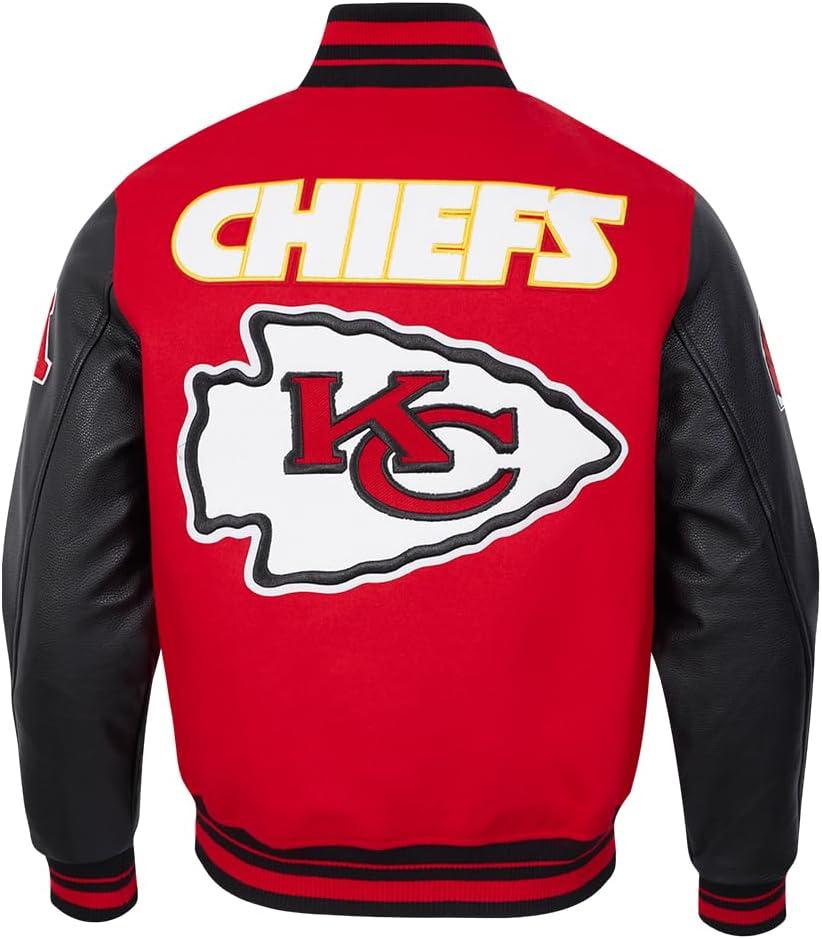 imagePro Standard Mens NFL Retro Classics Varsity JacketRed