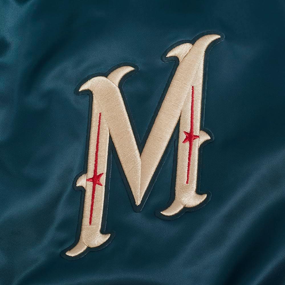 imagePro Standard Mens NHL Classic Satin JacketForest Green