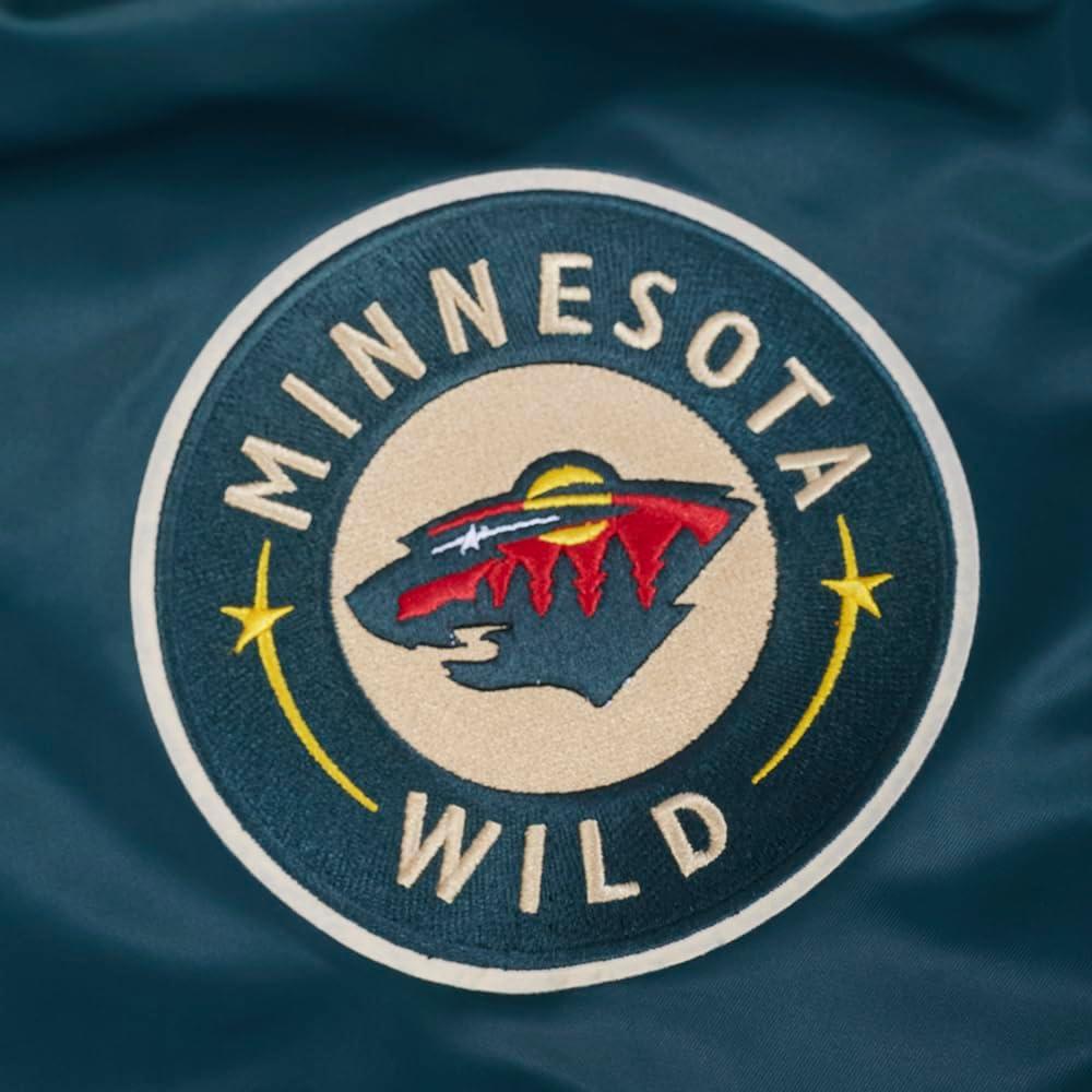 imagePro Standard Mens NHL Classic Satin JacketForest Green