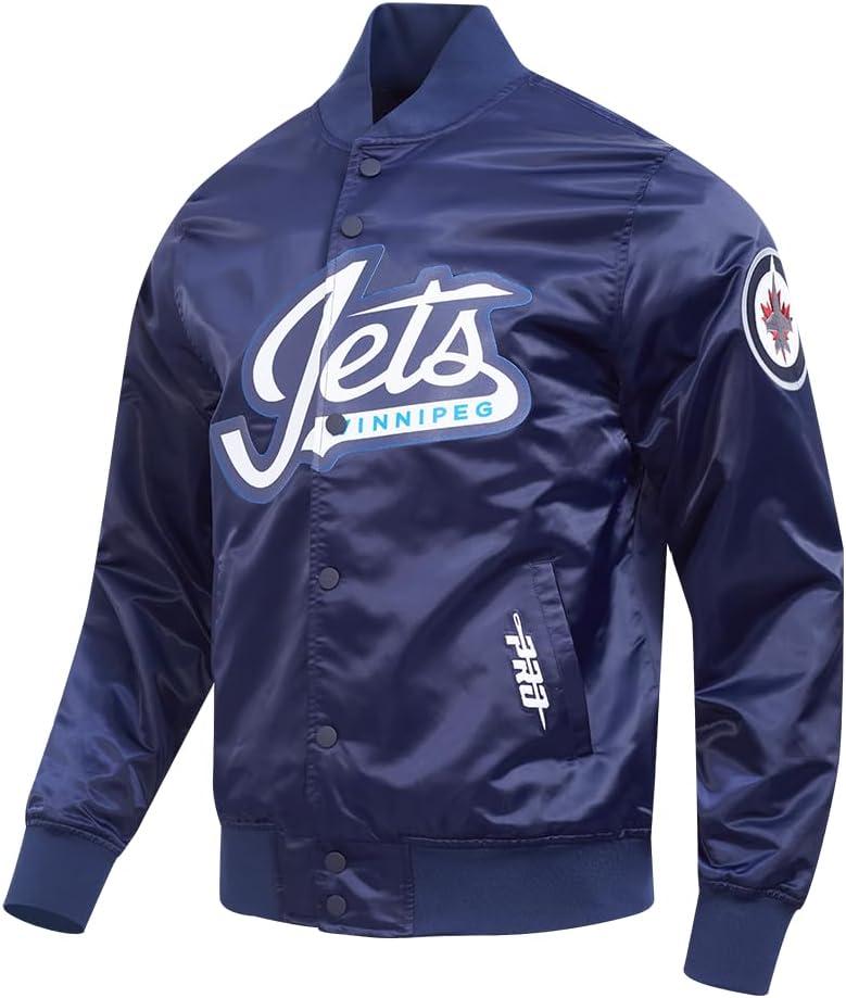 imagePro Standard Mens NHL Classic Satin JacketNavy