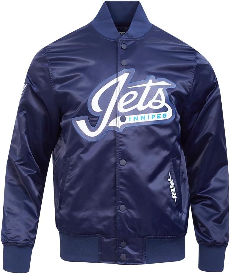imagePro Standard Mens NHL Classic Satin JacketNavy