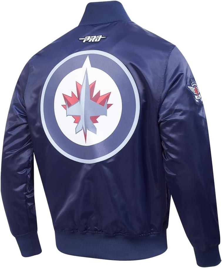 imagePro Standard Mens NHL Classic Satin JacketNavy