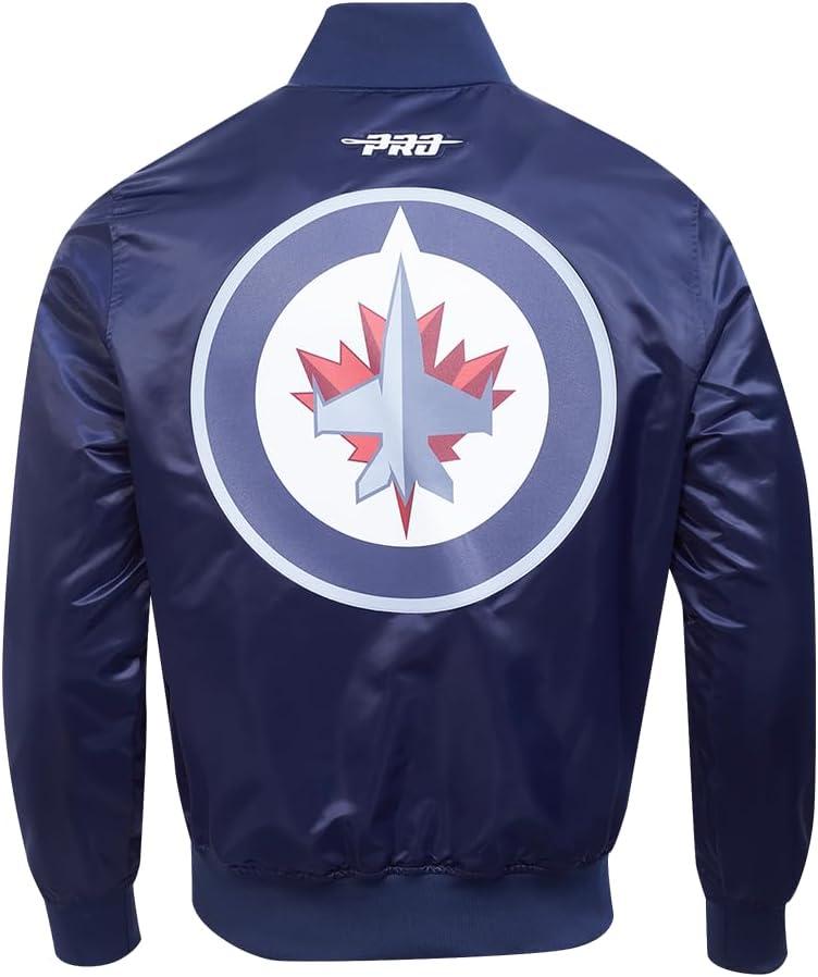 imagePro Standard Mens NHL Classic Satin JacketNavy