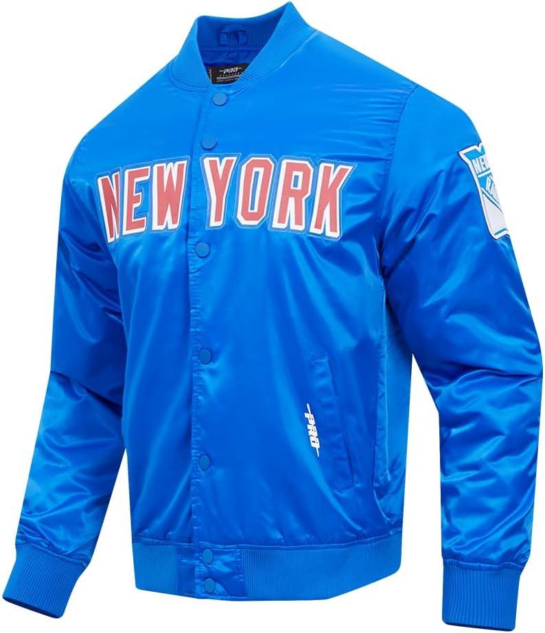 imagePro Standard Mens NHL Classic Satin JacketRoyal Blue