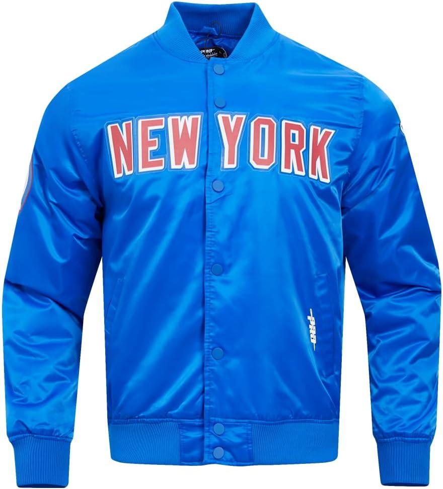imagePro Standard Mens NHL Classic Satin JacketRoyal Blue