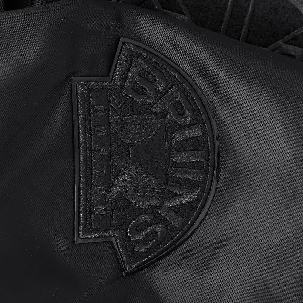 imagePro Standard Mens NHL Classic Satin JacketTriple Black