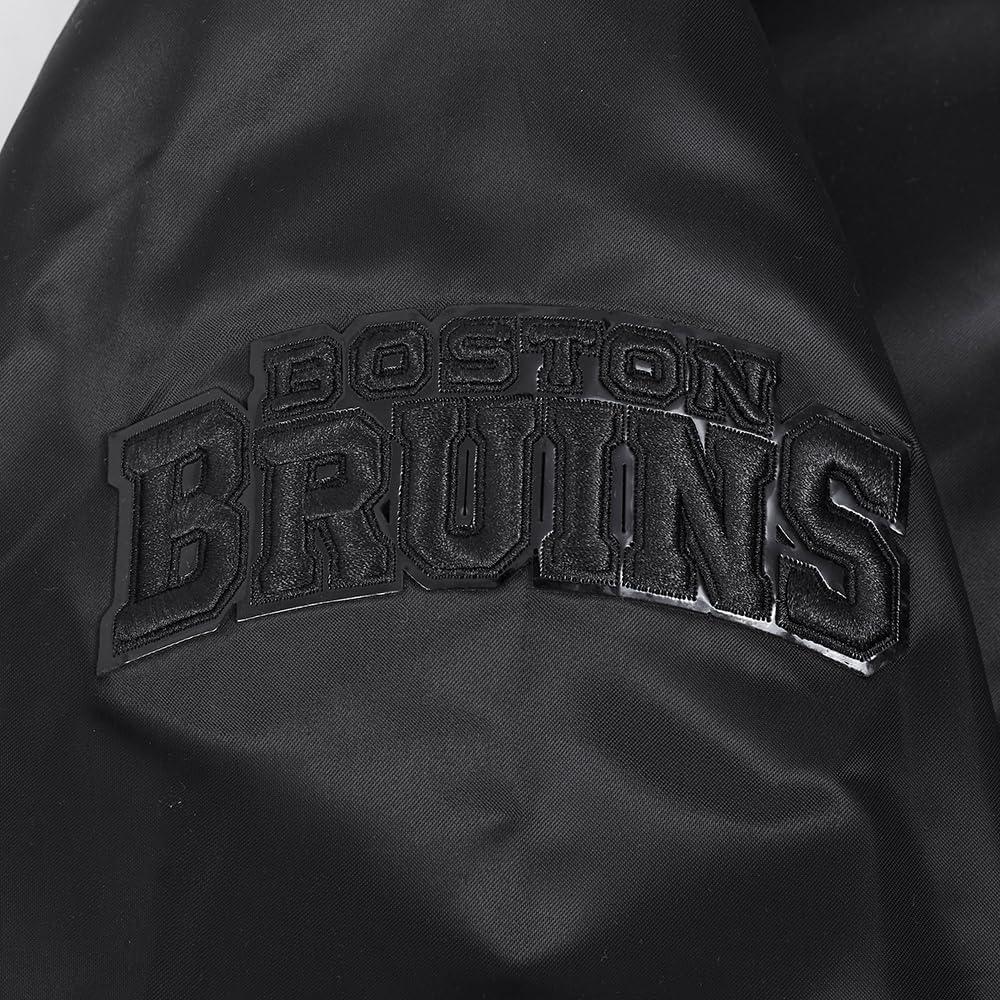 imagePro Standard Mens NHL Classic Satin JacketTriple Black